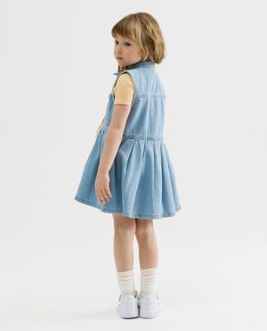 Kleedjes - Blauwe jeansjurk