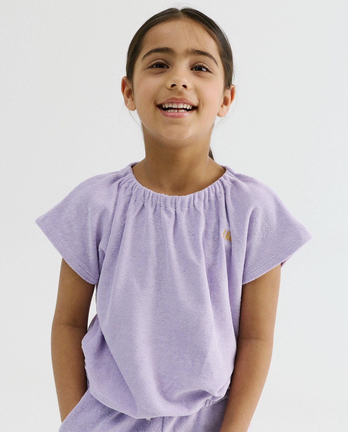 Badstof T-shirt van 100% biokatoen, 98-128