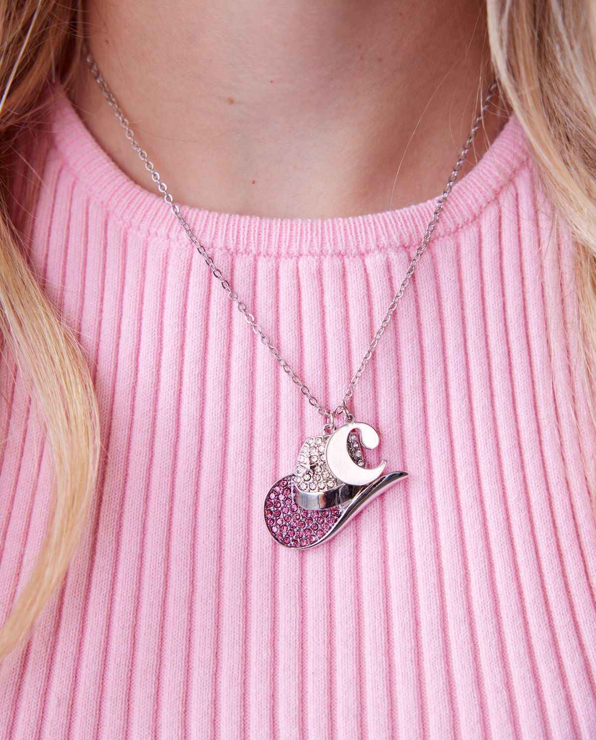 Ketting met hanger cowboyhoed