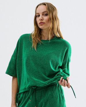T-shirt avec n&oelig;uds, coupe oversized, XS-XXL