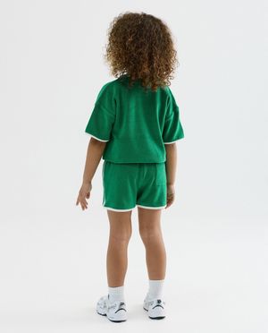 T-shirts - T-shirt avec label textile, coupe loose, 98-134