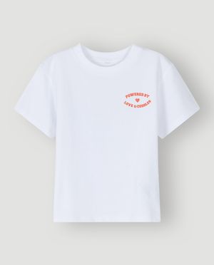 T-shirts - T-shirt avec inscription en relief, coupe loose, unisexe, 98-134