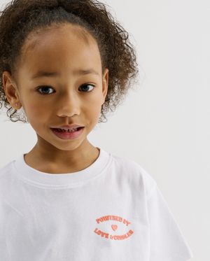T-shirts - T-shirt avec inscription en relief, coupe loose, unisexe, 98-134