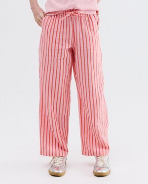 Broeken - Tetra broek met strepen, straight fit