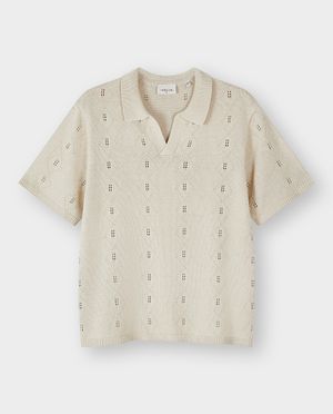 Polo's - Gebreide polo met ajour