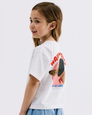 T-shirts - T-shirt avec imprim&eacute; au dos