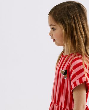 Robes - Robe avec patch brod&eacute;