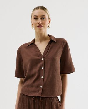 Blouse met smokwerk - Sora