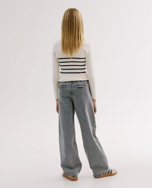 Jeans - Grijze jeans, straight fit