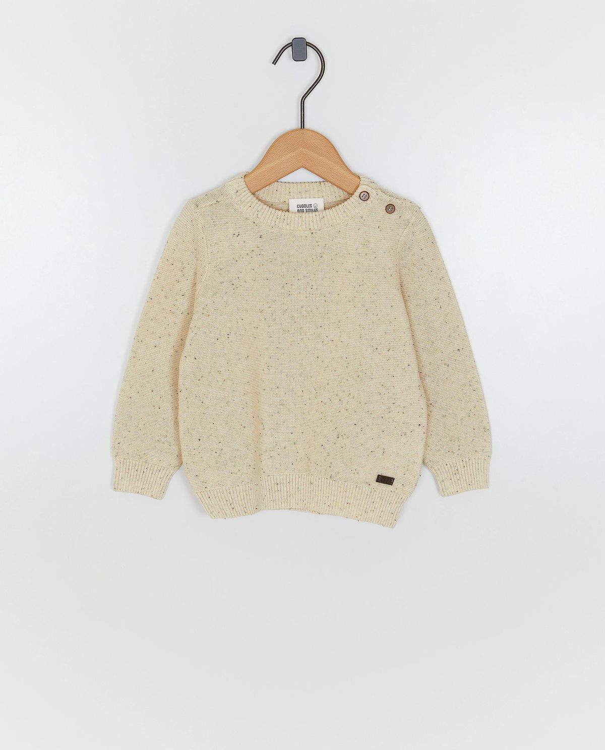 Gemêleerde trui, loose fit