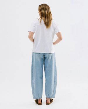 Jeans - Jeans avec d&eacute;tails, coupe balloon, 34-46