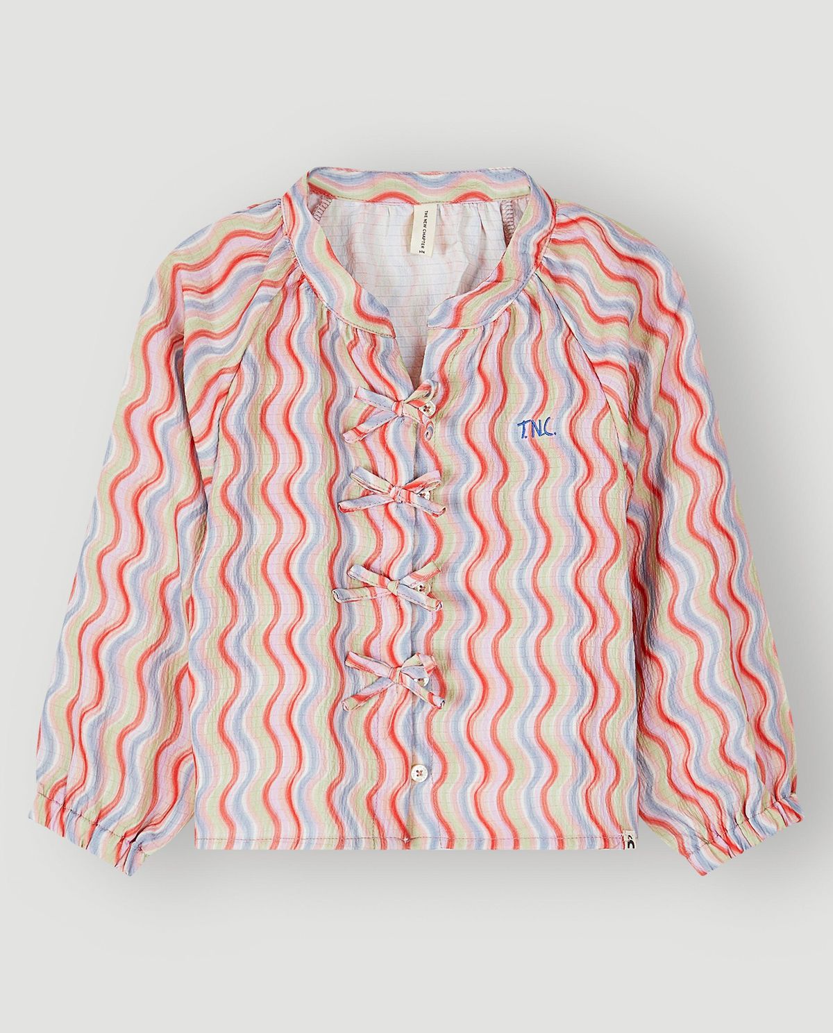 Blouse met golvend patroon