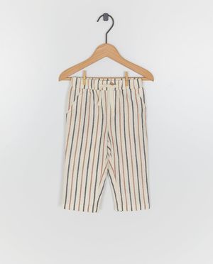 Broek met strepen, straight fit - Cuddles and Smiles