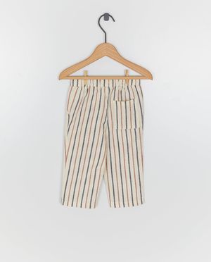 Broeken - Broek met strepen, straight fit