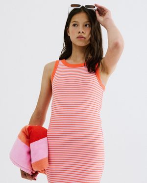 Robe &agrave; fines rayures - Besties