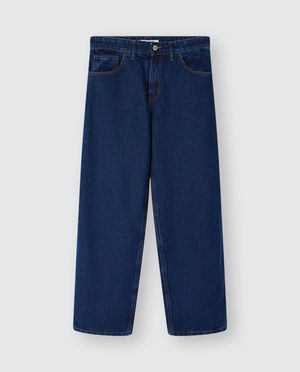 Jean bleu, balloon fit