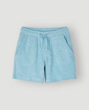 Shorten - Donkerblauwe short van badstof