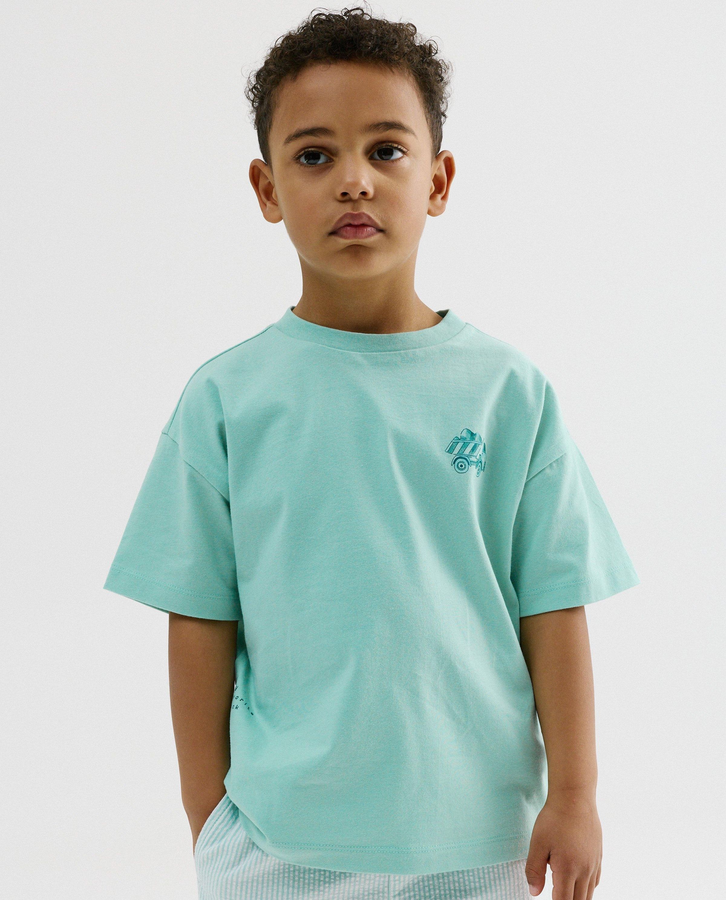 T-shirt met print vrachtwagen - Besties