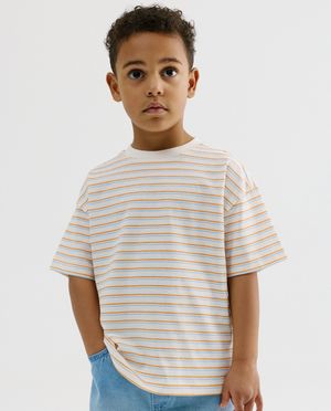 T-shirt &agrave; fines rayures