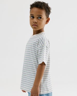 T-shirt &agrave; fines rayures