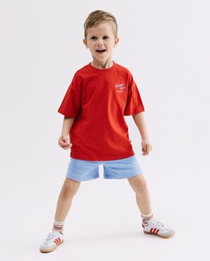 T-shirts - T-shirt avec inscription brod&eacute;e