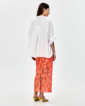 Jupes - Jupe avec motif floral en dentelle