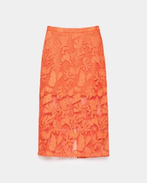 Jupes - Jupe avec motif floral en dentelle