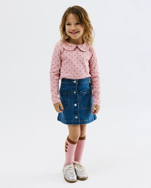 Blauwe jeansrok