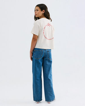 T-shirts - T-shirt avec backprint, relaxed fit