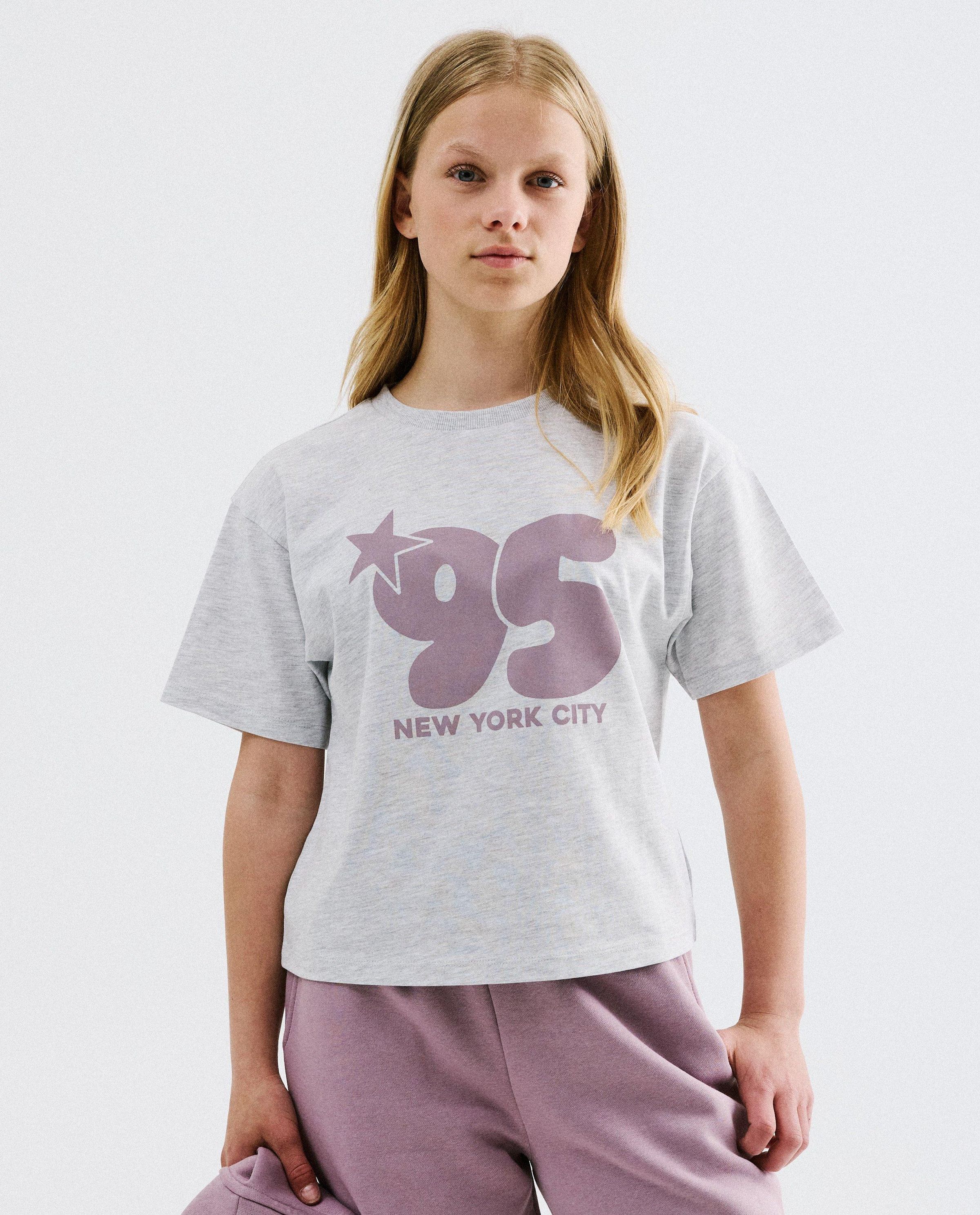 T-shirt met opschrift, relaxed fit - Besties