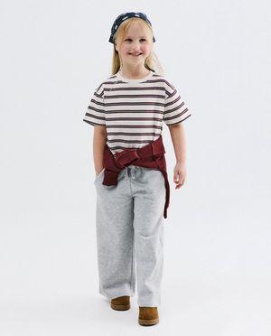 T-shirts - T-shirt &agrave; rayures, loose fit