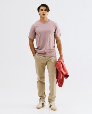 T-shirts - T-shirt met fijne strepen, regular fit