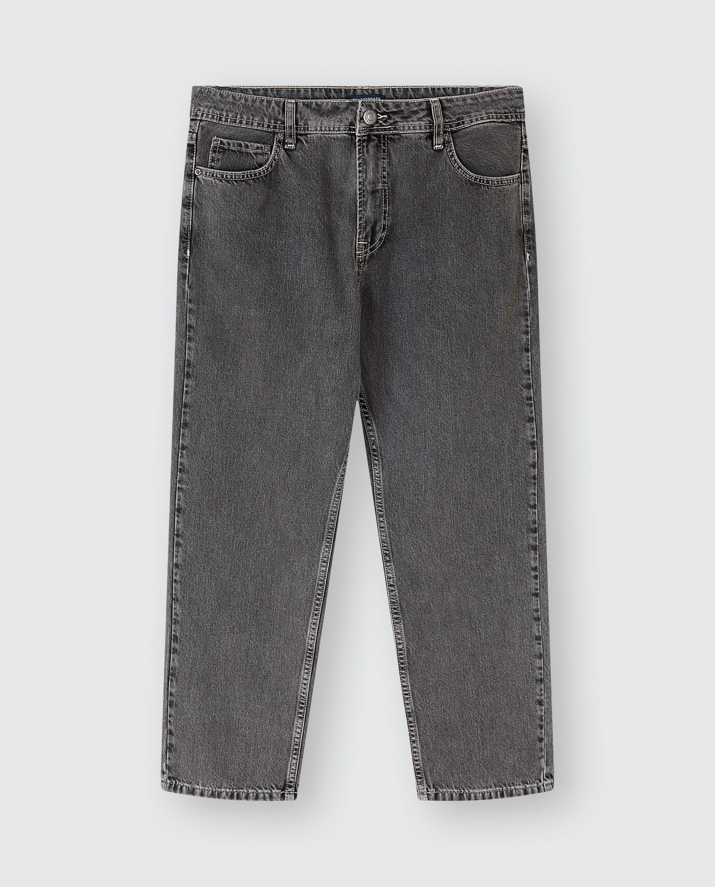Grijze jeans, relaxed fit - Quarterback
