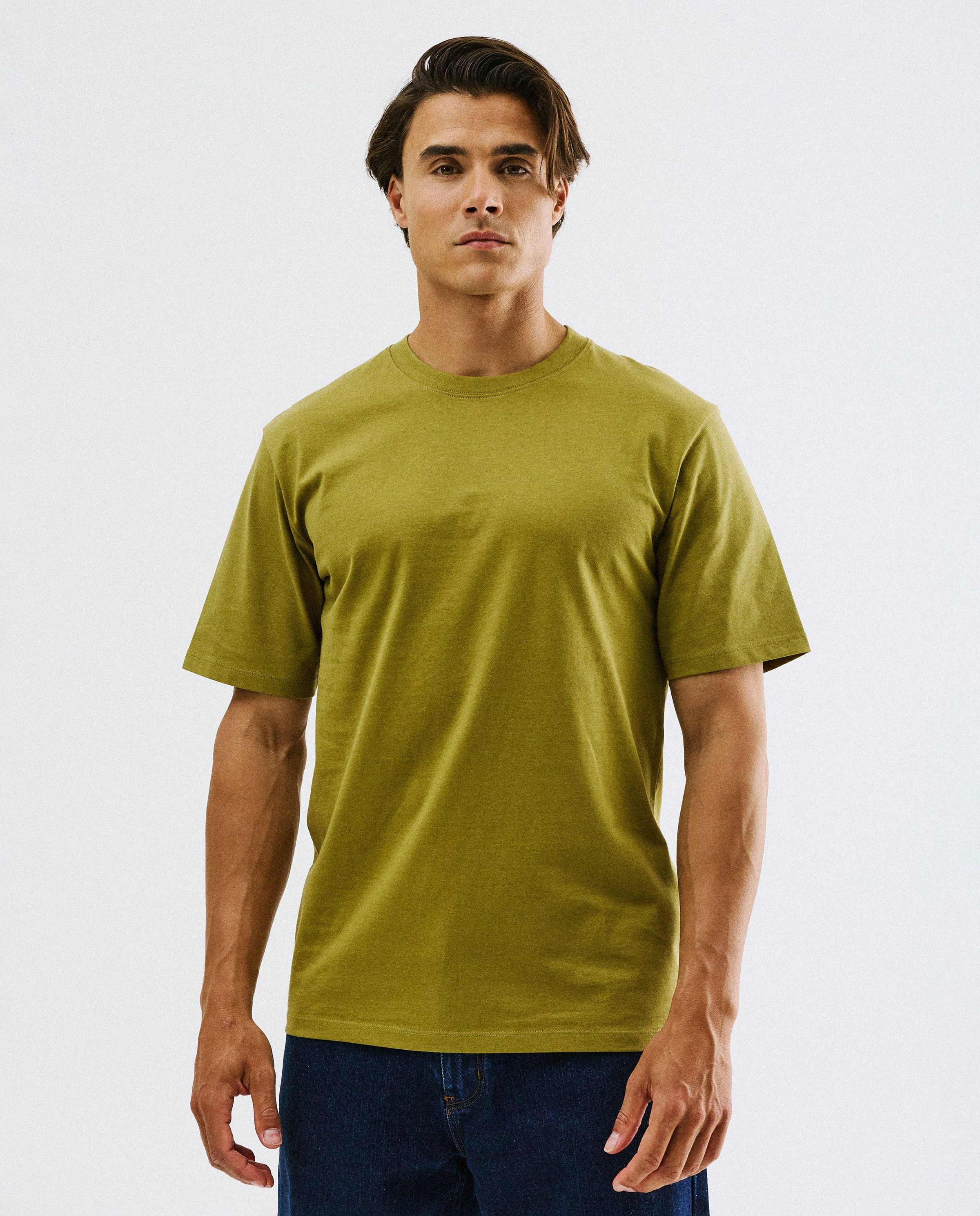 T-shirt brun fonc&eacute;, relaxed fit - Quarterback