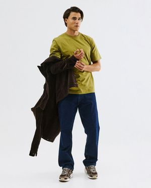 T-shirts - T-shirt brun fonc&eacute;, relaxed fit