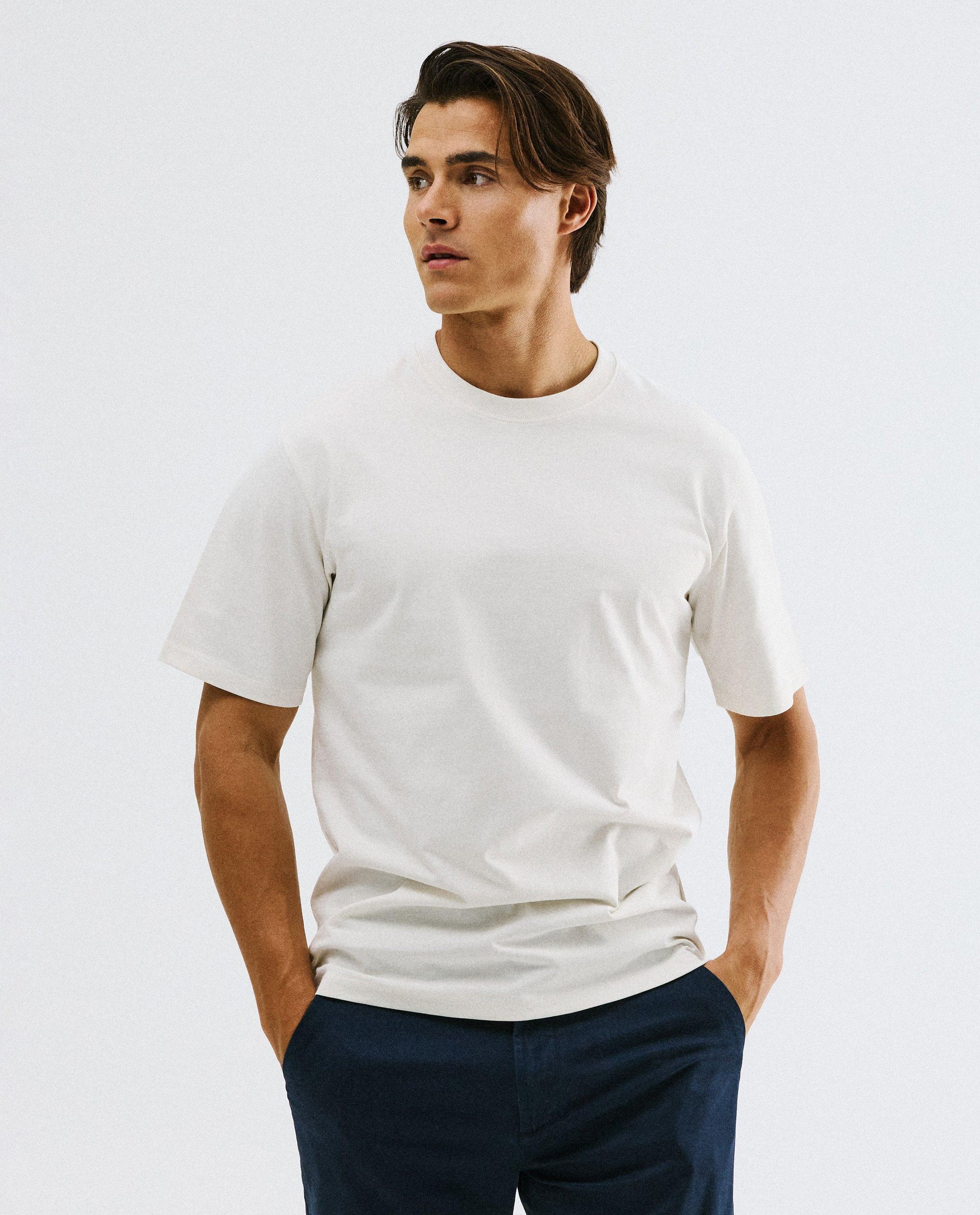 T-shirt brun fonc&eacute;, relaxed fit - Quarterback