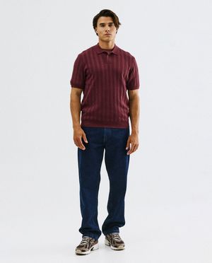 Polos - Polo avec motif ajour&eacute;