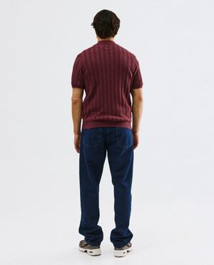 Polos - Polo avec motif ajour&eacute;