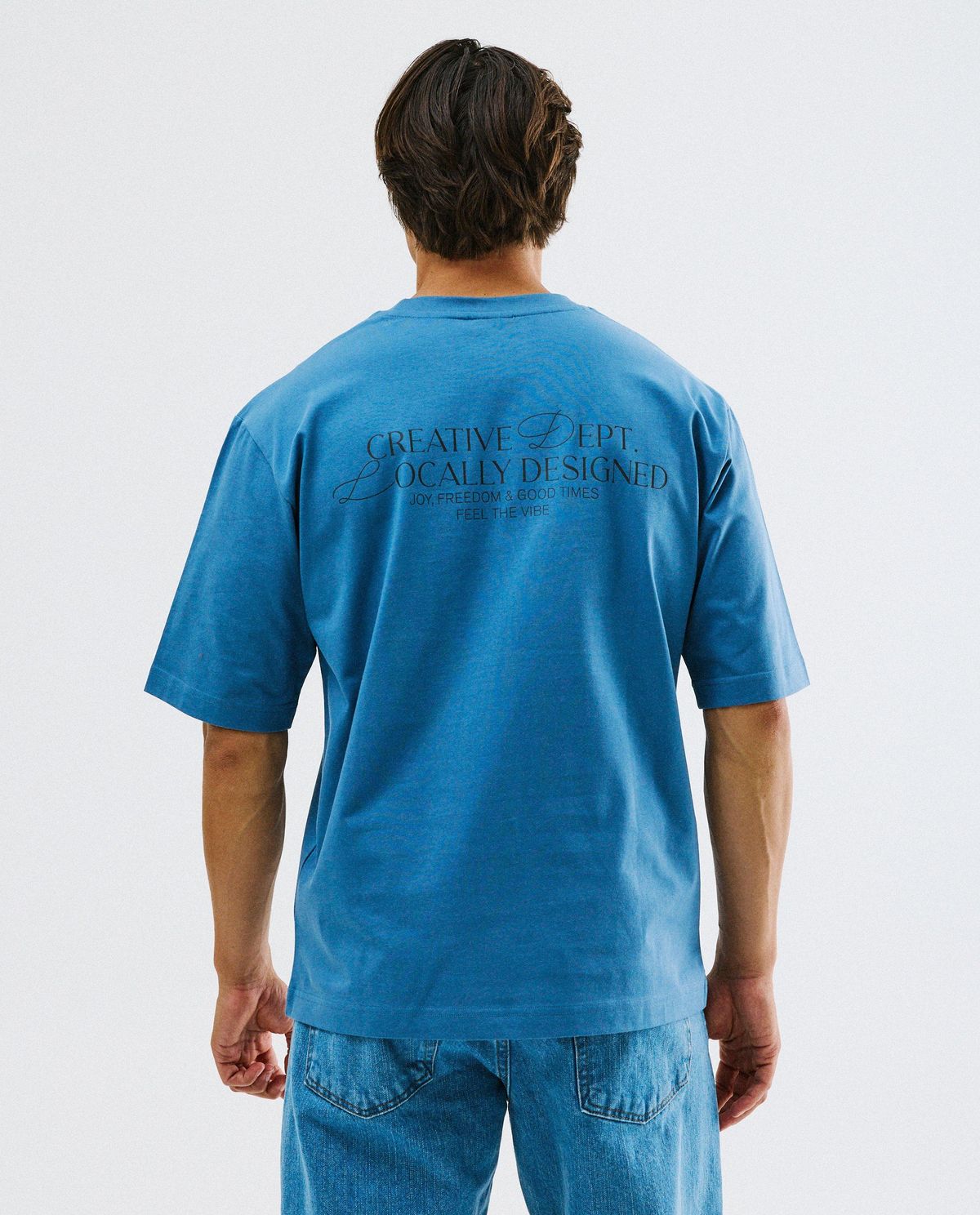 T-shirt met backprint, loose fit