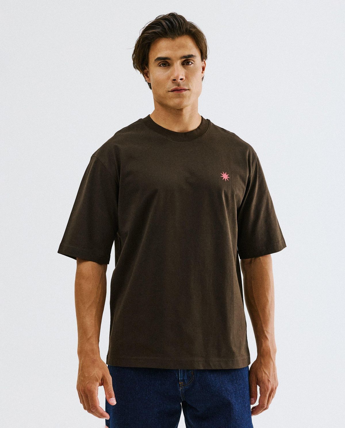 T-shirt met backprint, loose fit
