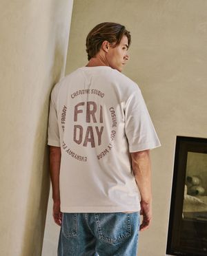 T-shirts - T-shirt met backprint, loose fit
