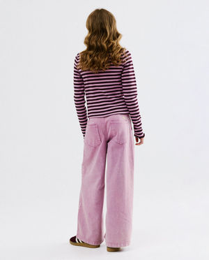 Pantalons - Pantalon rose, wide leg fit