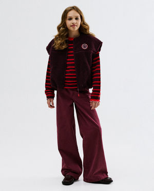 Cardigans - Bodywarmer bordeaux