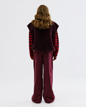 Cardigans - Bodywarmer bordeaux