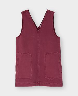 Robes - Jupe en jean bordeaux
