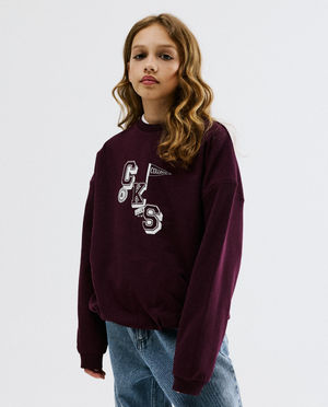 Pull avec inscription brod&eacute;e