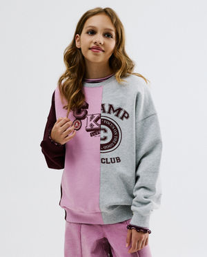 Pull avec patchwork