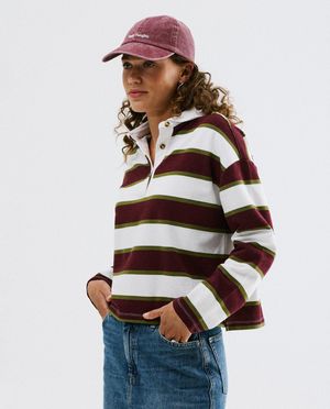 Polo &agrave; rayures