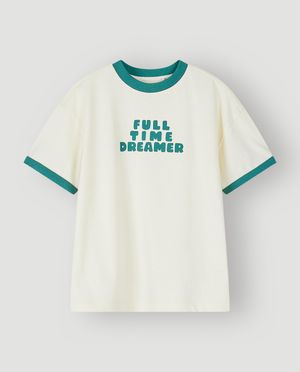 T-shirts - T-shirt met opschrift, loose fit