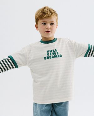 T-shirts - T-shirt avec inscription, loose fit